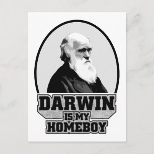 Cartão Postal Darwin É Meu Ficar em casa