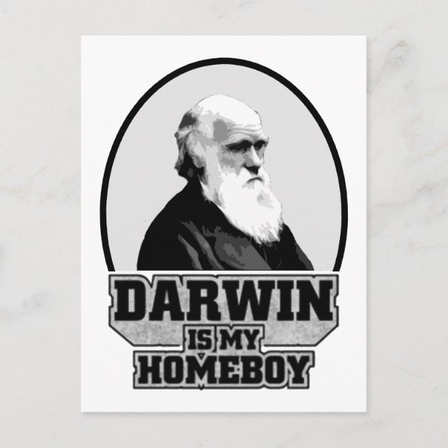 Cartão Postal Darwin É Meu Ficar em casa (Frente)