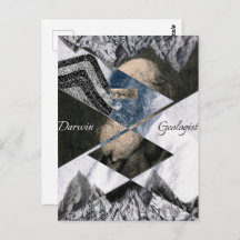 Darwin Foi Um Geólogo Postcard