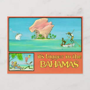 Cartão postal das Bahamas maior