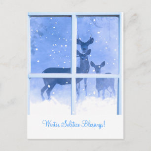 Cartão postal das bençãos Solstício de inverno