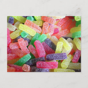 Cartão postal das cores doces
