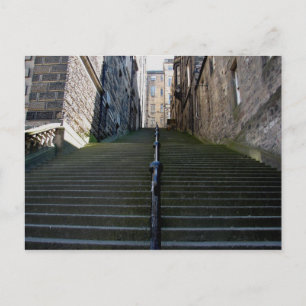 Cartão postal das Escadas de Edimburgo