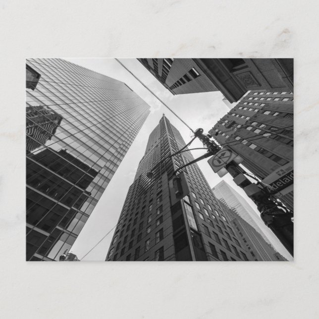 Cartão Postal Das Finanzviertel von Toronto (Frente)