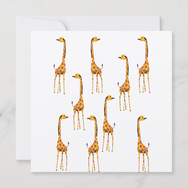Cartão Postal das Girafas (Frente)