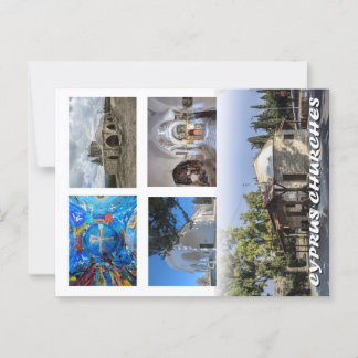 Cartão postal das igrejas cipriotas