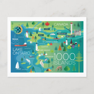 Cartão postal das Ilhas 1000