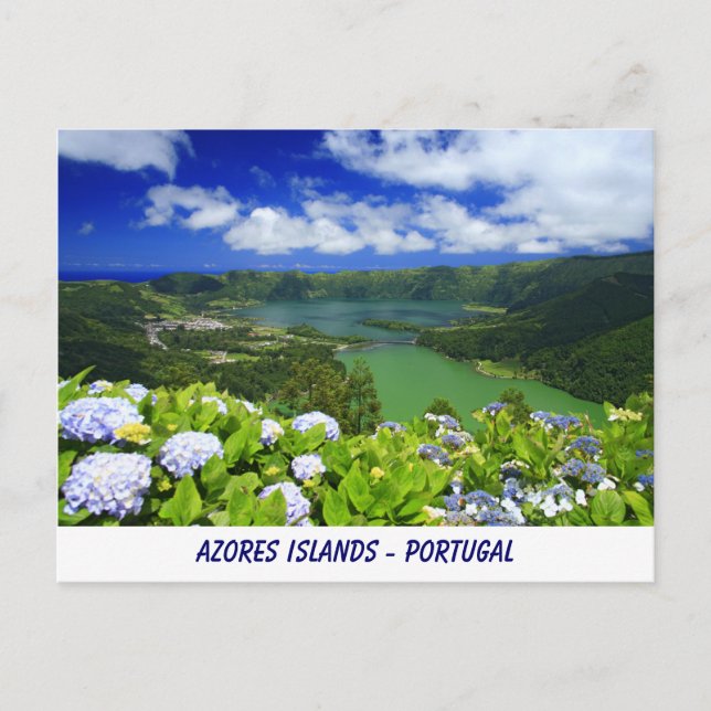 Cartão postal das Ilhas Açores (Frente)