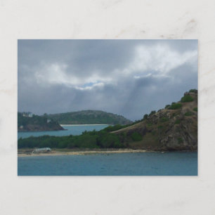Cartão postal das Ilhas Antígua Harbor