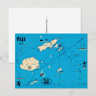 Cartão postal das Ilhas Fiji