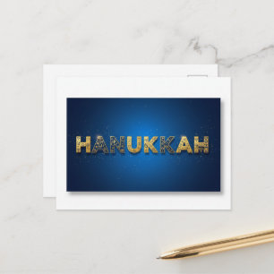 Cartão postal das Luzes de Hanukkah