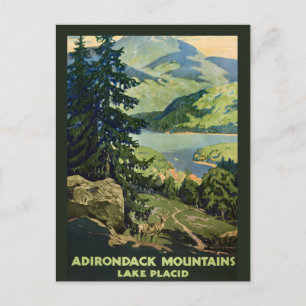 Cartão Postal das Montanhas Adirondack