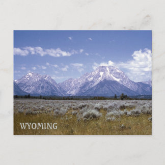 Cartão Postal das Montanhas de Wyoming