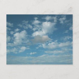 cartão postal das nuvens