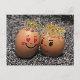 Cartão Postal Datar de dois eggmen