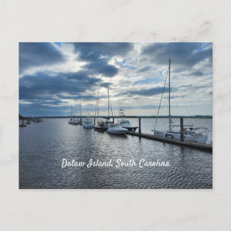 Cartão Postal Dataw Island, Beaufort, South Carolina Boats