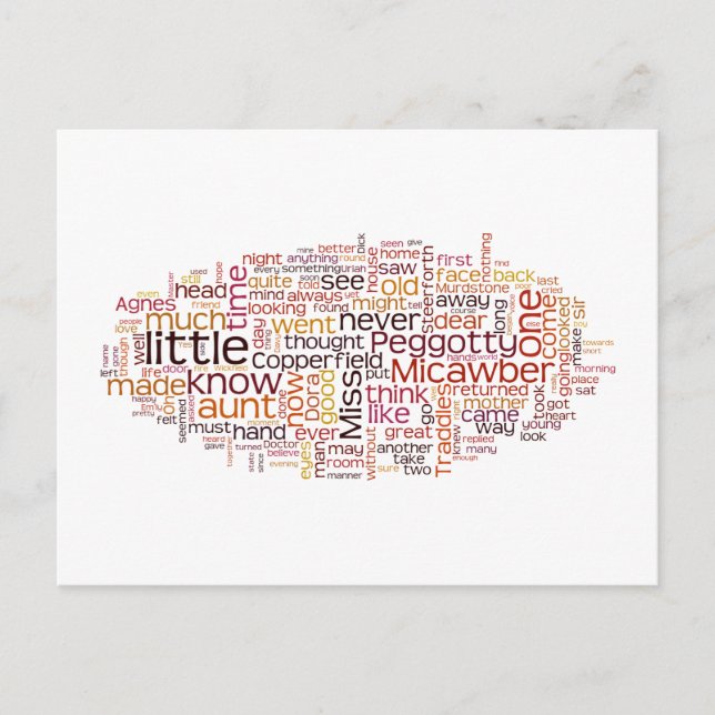 Cartão Postal David Copperfield (Frente)