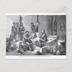 Cartão Postal David Livingstone (1813-73) e Henry Mort