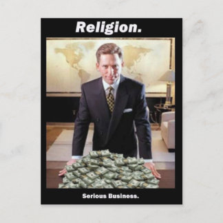 Cartão Postal David Miscavige Scientology Meme Postcard