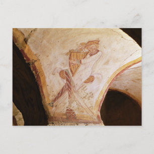 Cartão Postal David playing on the harp