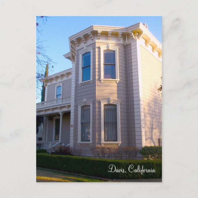 Cartão Postal Davis, Califórnia (Frente)