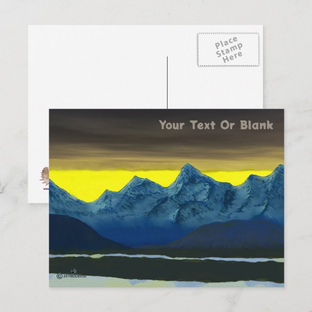 Cartão Postal Dawn Amarelo Norte (Frente/Verso)