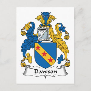 Cartão Postal Dawson Family Crest