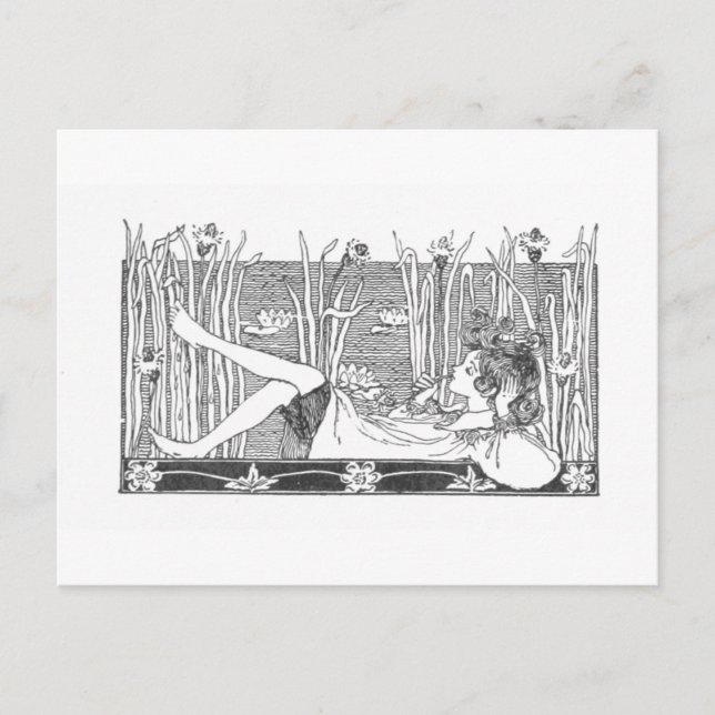 Cartão Postal Day Dreamer - Imagem de Vintage (Frente)