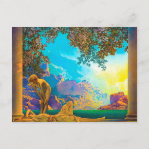 Cartão Postal Daybreak Maxfield Parrish