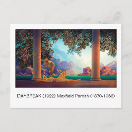 Cartão Postal DAYBREAK Maxfield Parrish 1922 ... 2025