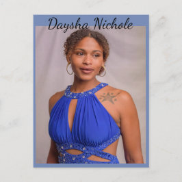 Cartão Postal Daysha Nichole McGinnis, cartão-postal