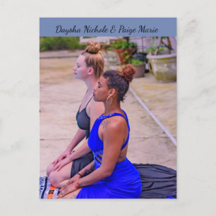 Cartão Postal Daysha Nichole & Paige Marie, cartão-postal