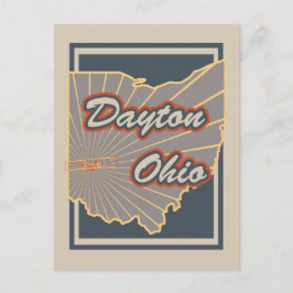 Cartão Postal Dayton, Cartão-postal Ohio - Cartão-postal Viagem 