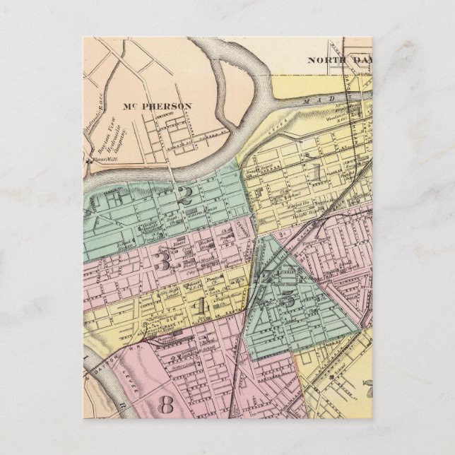 Cartão Postal Dayton, Ohio (Frente)