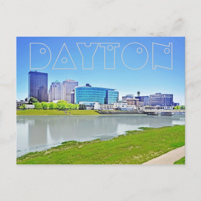 Cartão Postal Dayton, Ohio, EUA (Frente)