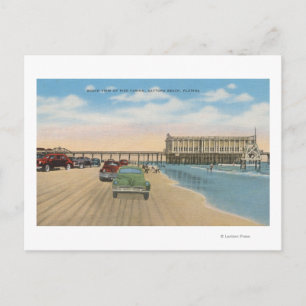 Cartão Postal Daytona Beach, FL - Beach View of Pier Casino