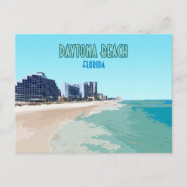 Cartão Postal Daytona Beach Florida Vintage