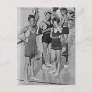 Cartão postal de 1920 Bathers