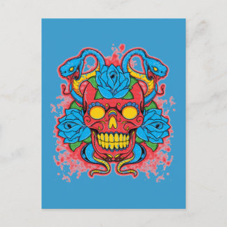 Cartão postal de 2 cobras