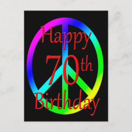 Cartão postal de 70 de Aniversário feliz