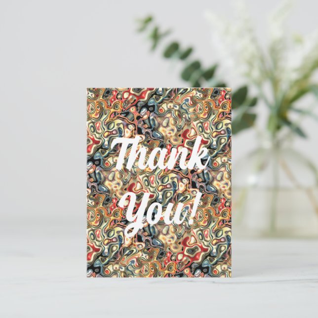 Cartão postal de abstrato Art (Em pé/Frente)