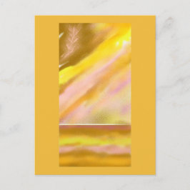 Cartão postal de Abstrato (cheio) Sun Lake