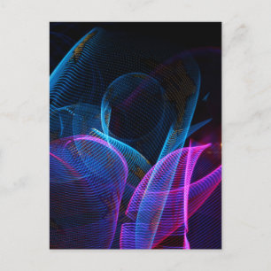 Cartão postal de Abstrato digital 1