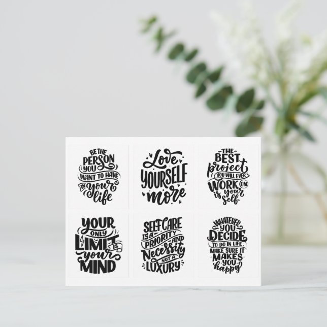 CARTÃO POSTAL DE AFIRMAÇÃO (Em pé/Frente)