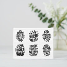 CARTÃO POSTAL DE AFIRMAÇÃO