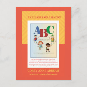 CARTÃO POSTAL DE AFIRMAÇÕES ABC