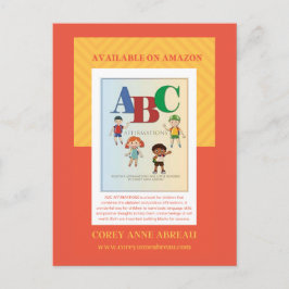 CARTÃO POSTAL DE AFIRMAÇÕES ABC