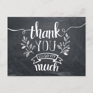 Cartão postal de agradecimento