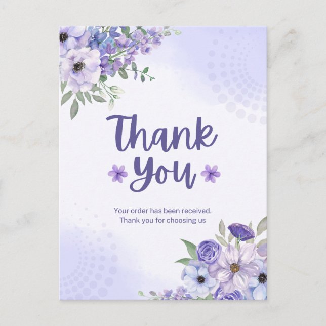 Cartão postal de agradecimento (Frente)