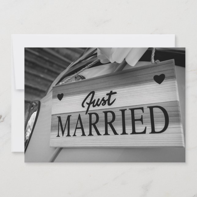 Cartão postal de agradecimento de casamento manusc (Frente)